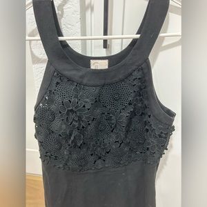 Anthropologie Floral Embroidered Cocktail Dress Size 00